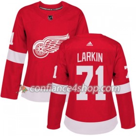 Adidas Maillot de Hockey Detroit Red Wings Dylan Larkin 71 2017-2018 Rouge Authentic - Femme